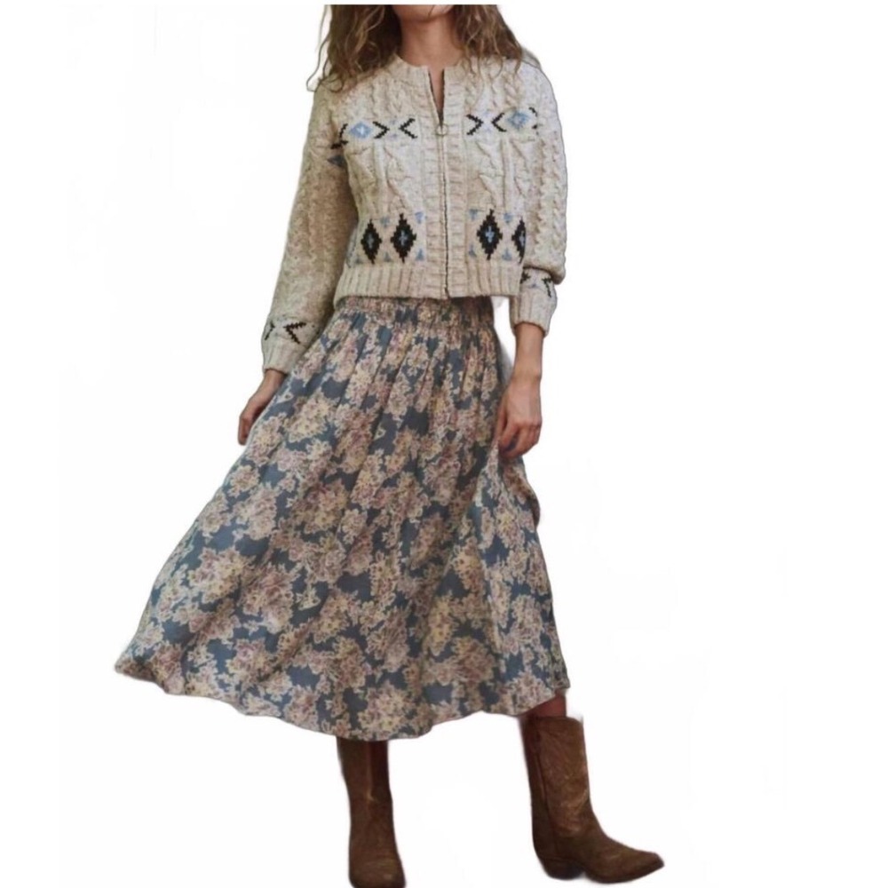The Great fisherman sweater Medium 2 The Cavern Wool Fair Isle Southwestern NWT